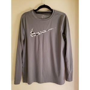 Nike Dry Fit Youth Boys Long Sleeved tee